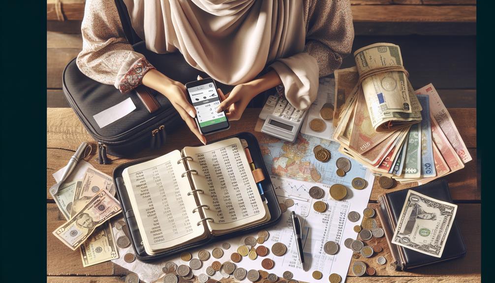 budget travel expense tracking